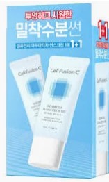 Cell Fusion C Aquatica SPF50+/PA++++ Intensywnie nawilżający krem 2*35ml