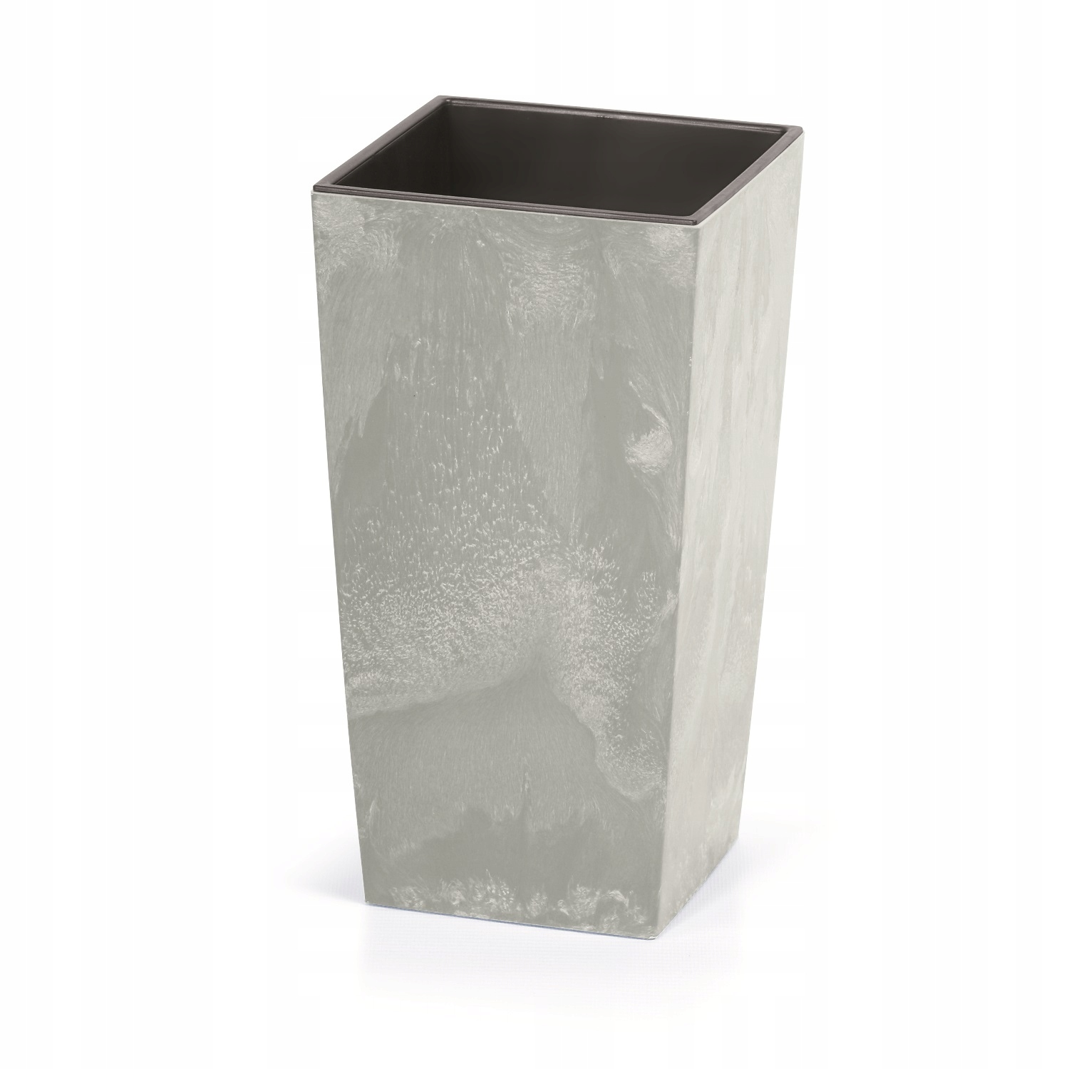 doniczka z wkładem Urbi Square  20x20 h37,5  BETON — 7