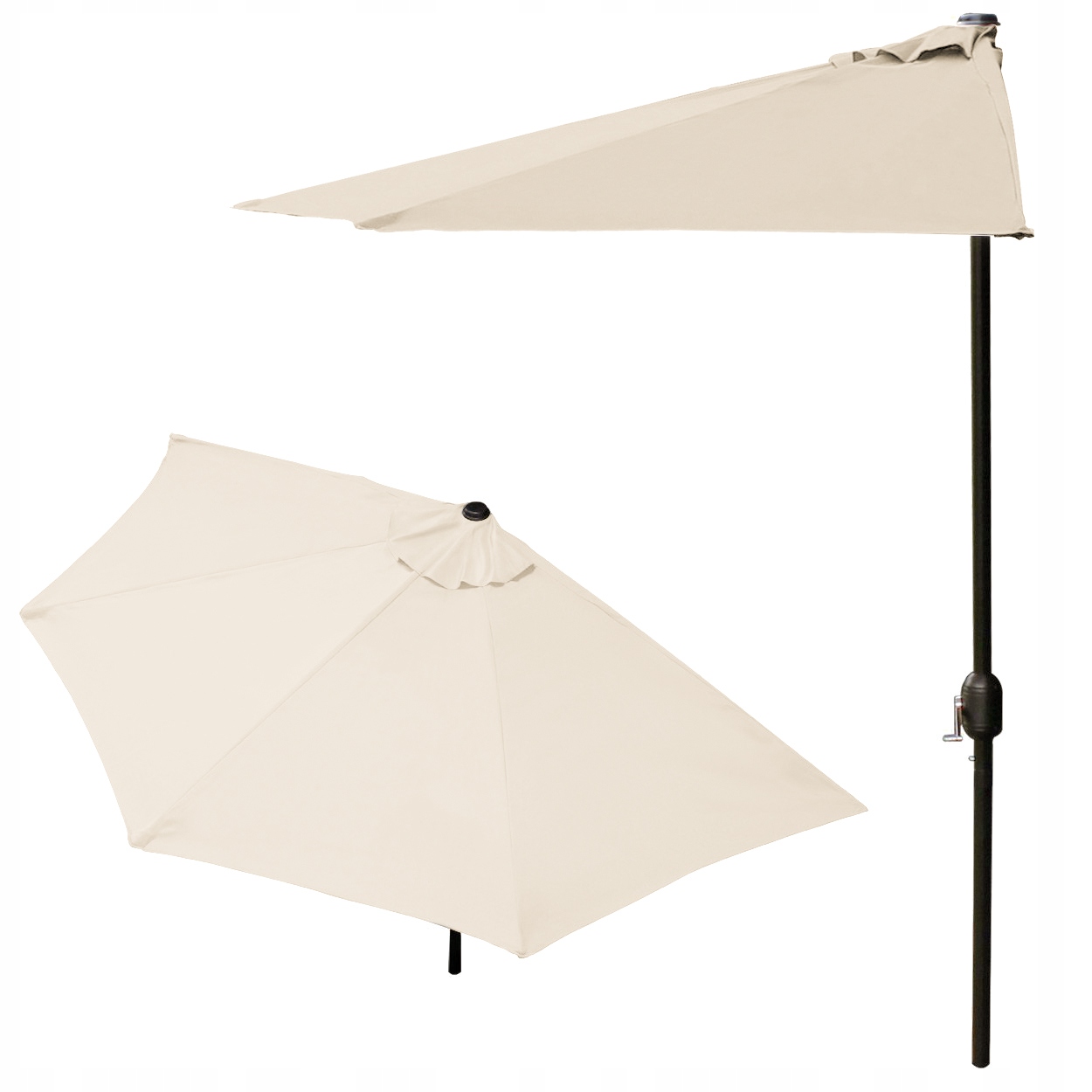 

Parasol Ogrodowy Na Balkon Taras Półparasol 270CM
