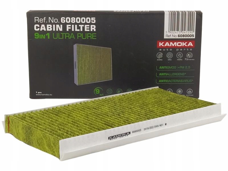 

Kamoka Filtr Kabinowy Bio Opel Vectra C Signum