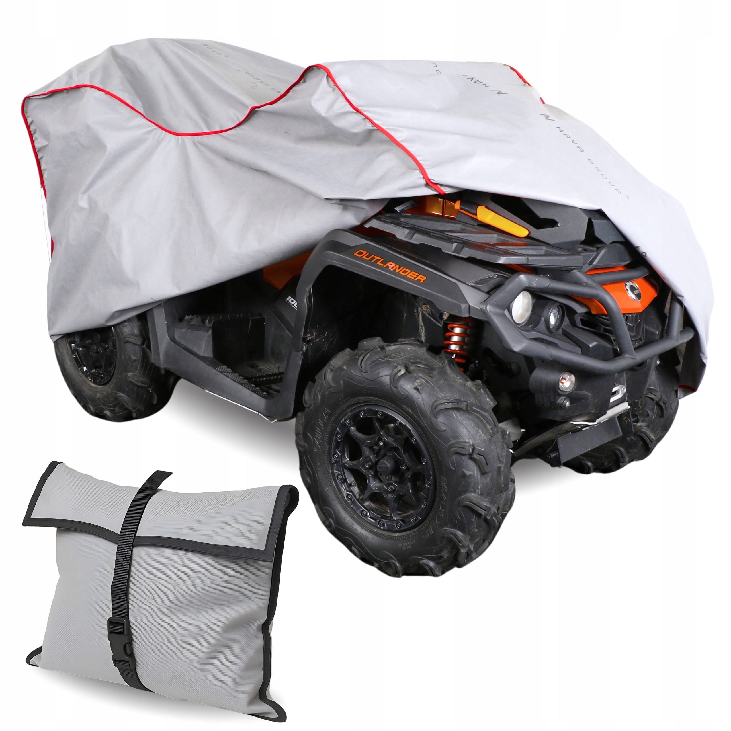 Obal na Quad s kufrem L 200-225 cm Plachta Voděodolná Uv Practic