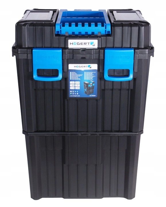 Mobilna Skrzynka Wózek Narzędziowy 2 Modułowy Na Kołach 2-częściowa Hoegert Wyposażenie w zestawie Nie