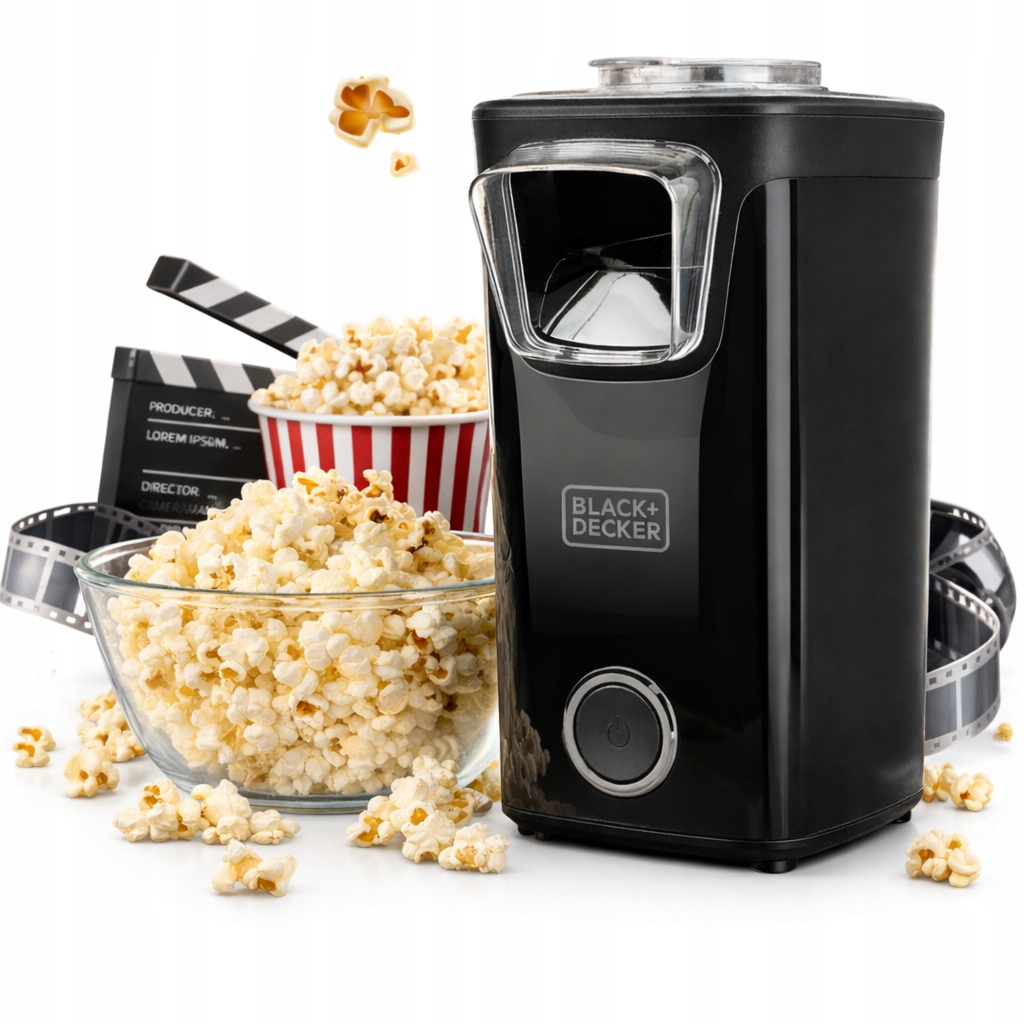 Stroj Na Popcorn Zařízení Popcorn Maker Black+Decker 1100 W