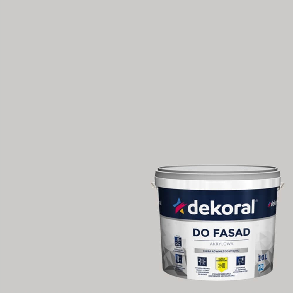 

Farba Akrylowa Do Fasad Polinit Popielaty 1L