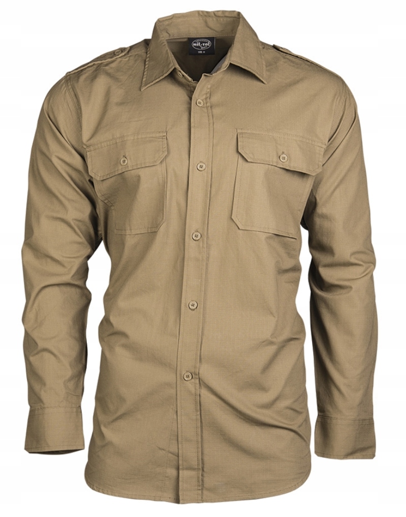 Mil-Tec Koszula Bawełniana Wojskowa Coyote 3XL