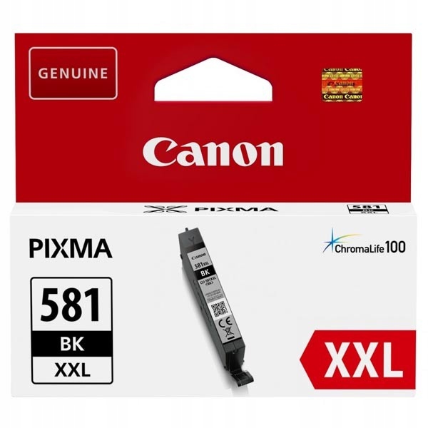 TUSZ ORYGINAŁ CANON CLI-581XXLBK CLI-581XXL BLACK