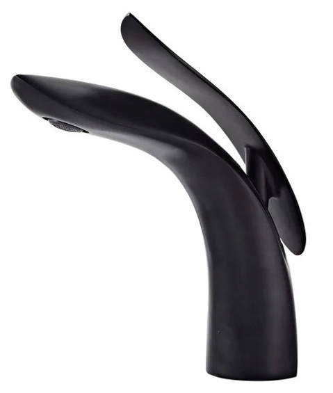 BATERIA UMYWALKOWA CZARNA STOJĄCA ROYAL WYSOKA