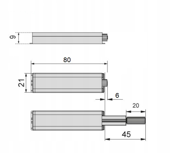 ODBOJNIK PUSH TO OPEN AMORTYZATOR- ZAMIENNIK- JAK TITUS MAGNES DELUXE LB Marka Leba