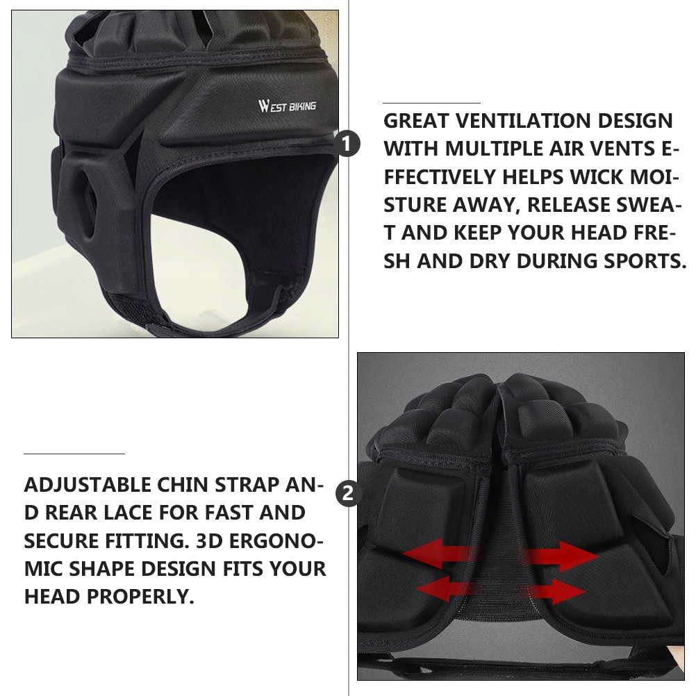 KASK BRAMKARSKI PIŁKA NOŻNA BASEBALL SPORT Właściwości brak