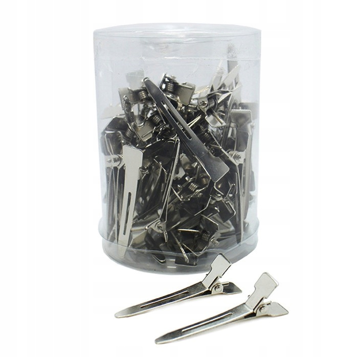 

Klipsy Metalowe 4,5 cm 68 szt. Klamry Fryzjerskie