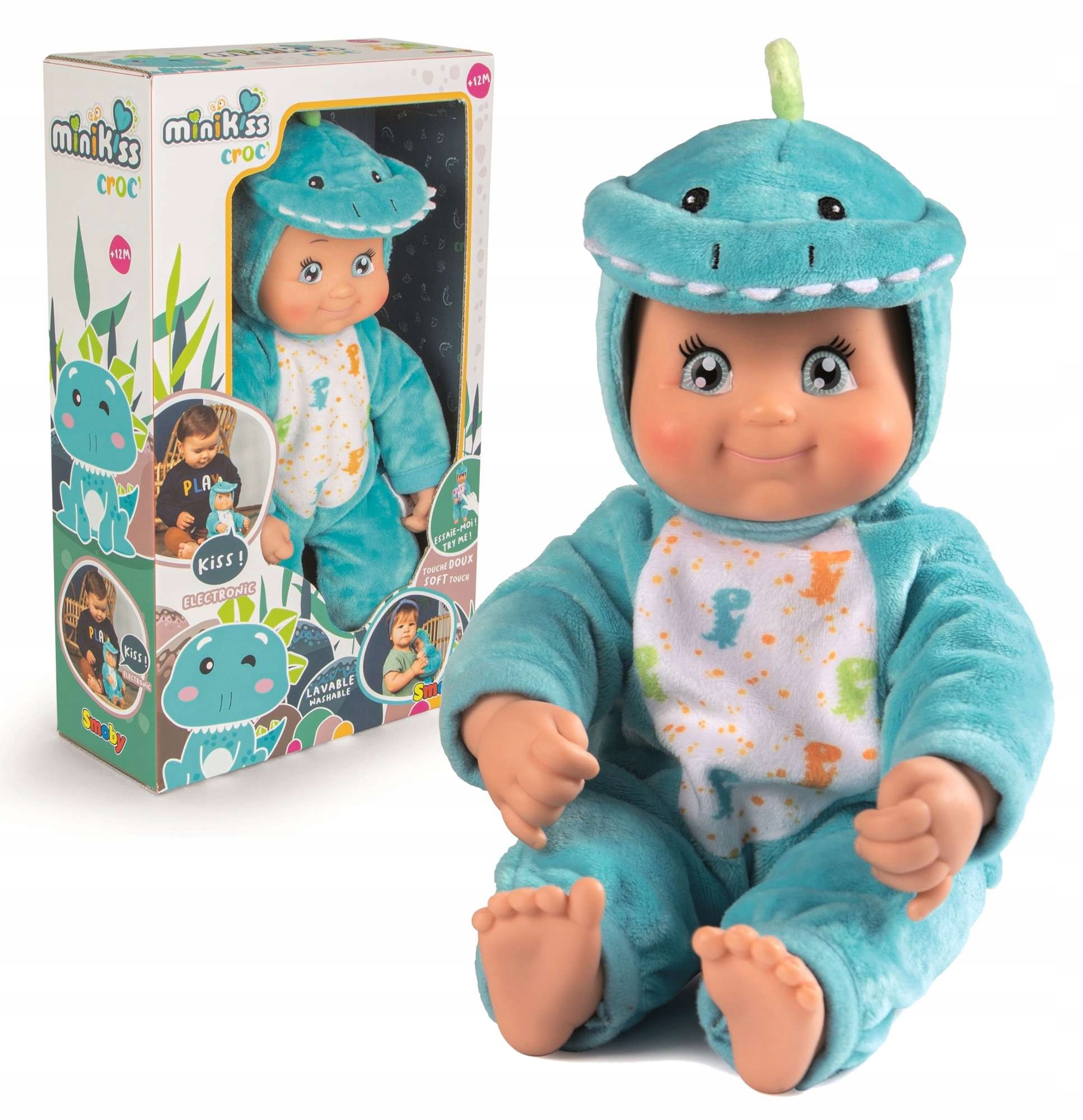 

Minikiss Interaktywna Lalka Bobas Strój Dinozaura