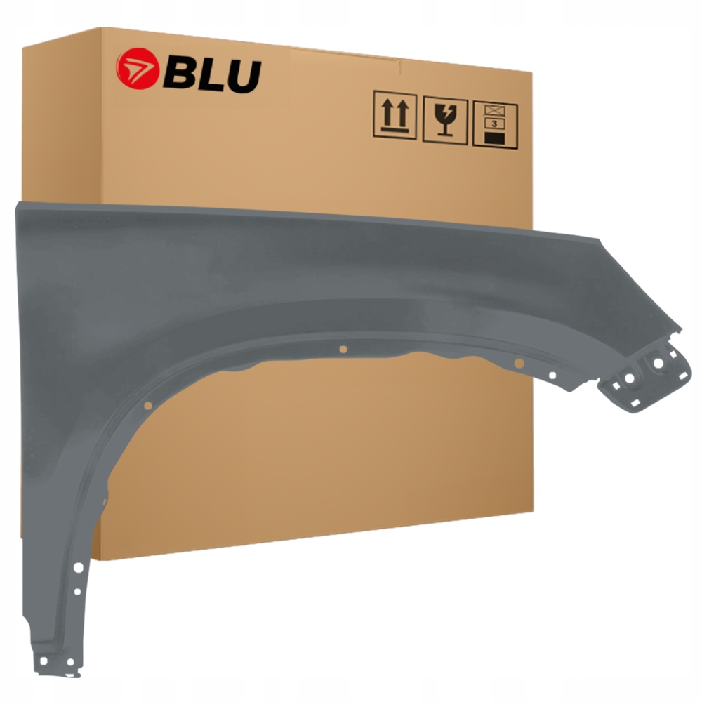 Blu Blatník Vw Tiguan I 5N LR7N pravý šedý 07-16 přední