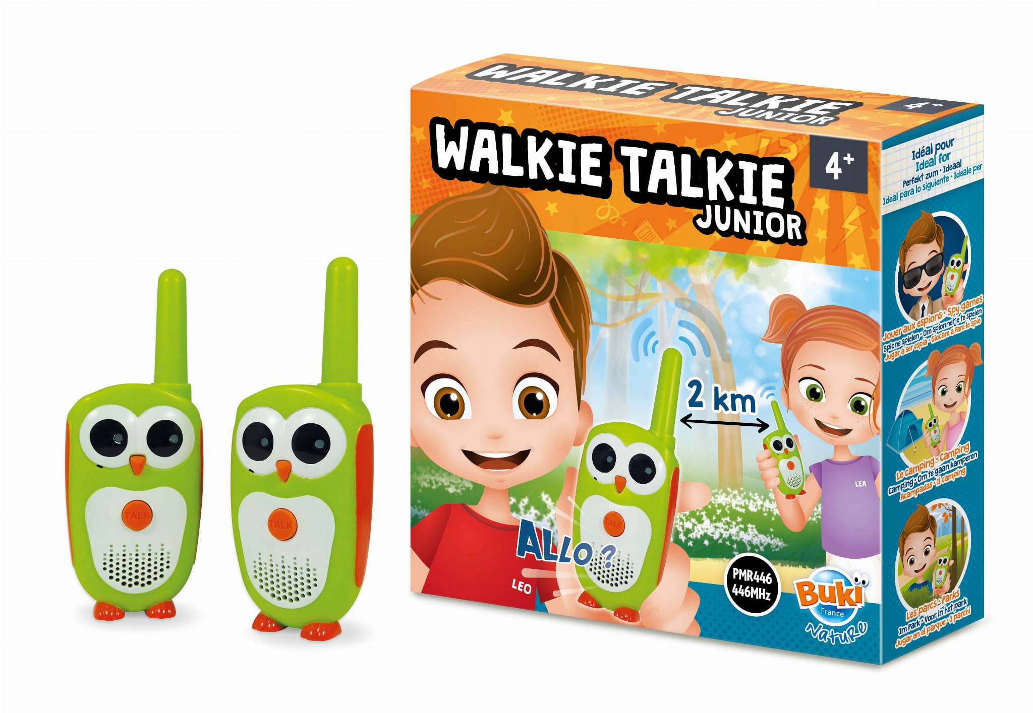 Walkie Talkie Junior Zasięg 2 km Buki
