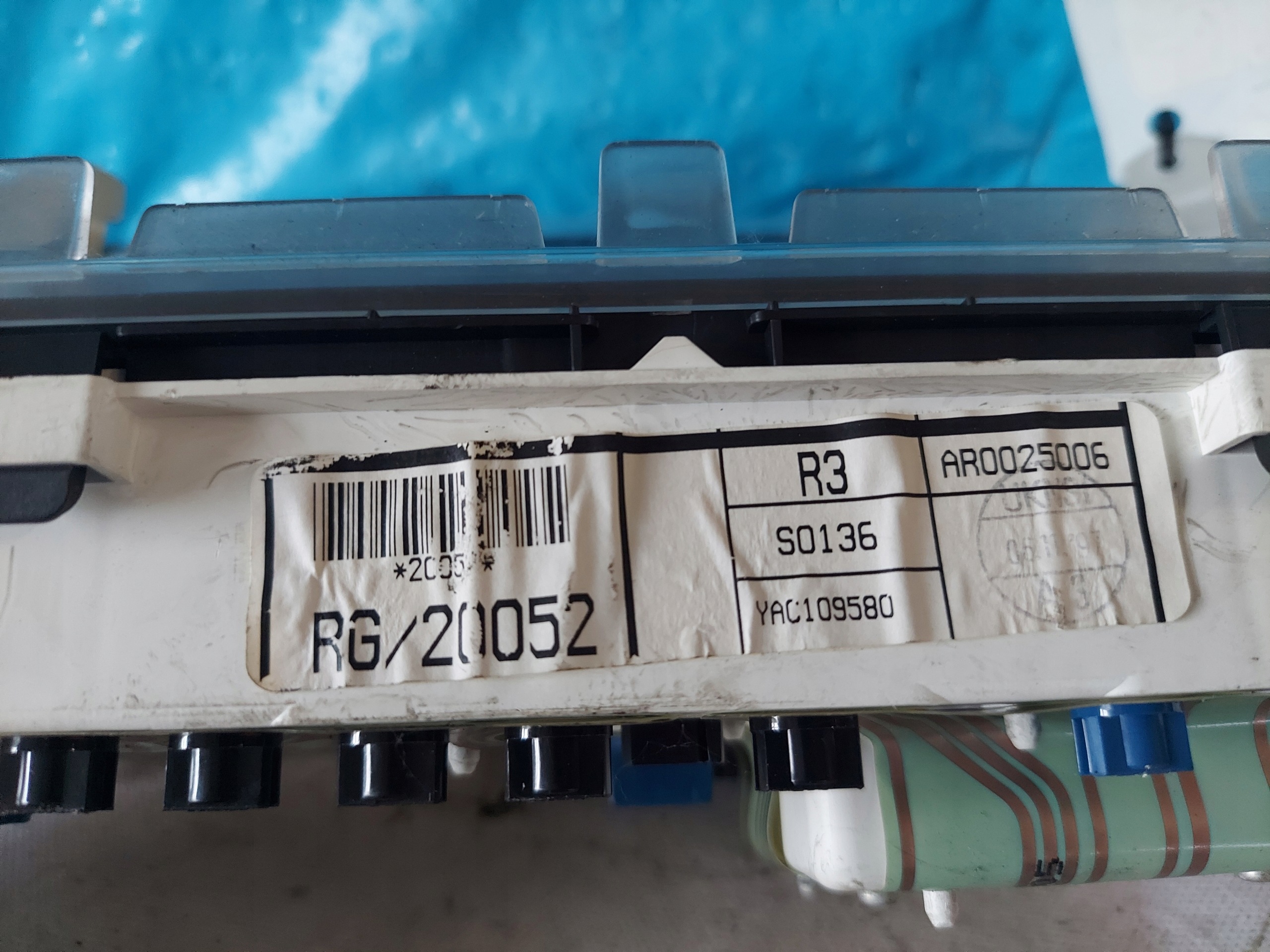 dials clock ROVER 216i 1.6 B AR0025006
