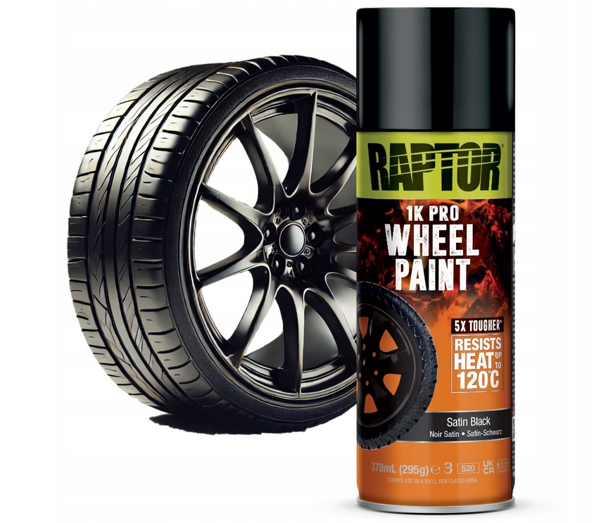 RAPTOR Польша спрей для обода черный Полумат 120°C