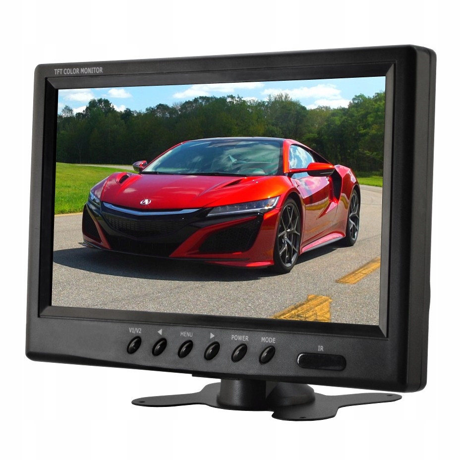 Monitor samochodowy 9 cali z ramką do cofania 12V PILOT
