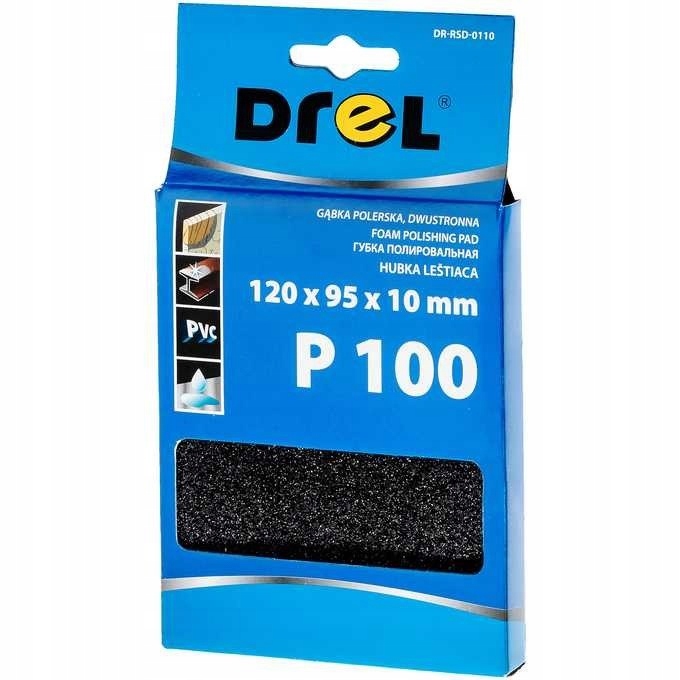 Drel DR-RSD-0110 Gąbka polerska P100 120x95x10mm Marka Drel
