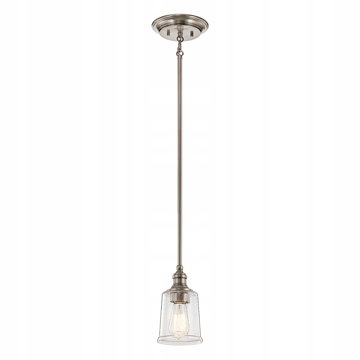 Závěsné svítidlo industriální klasické pewter nad stůl, ostrov, barový pult, desku Kichler