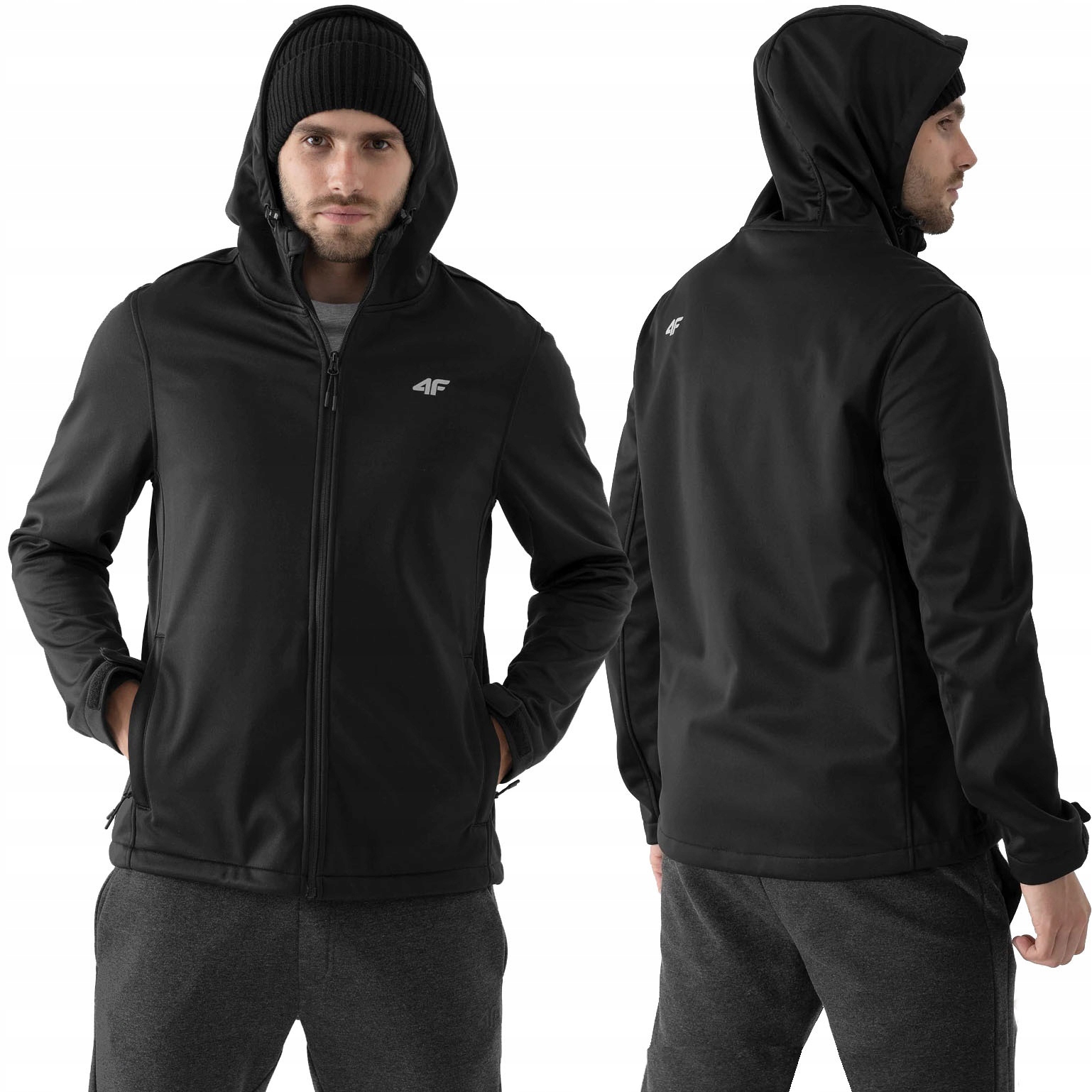 

Kurtka Męska 4F Softshell SFM350 20 r.L czarna
