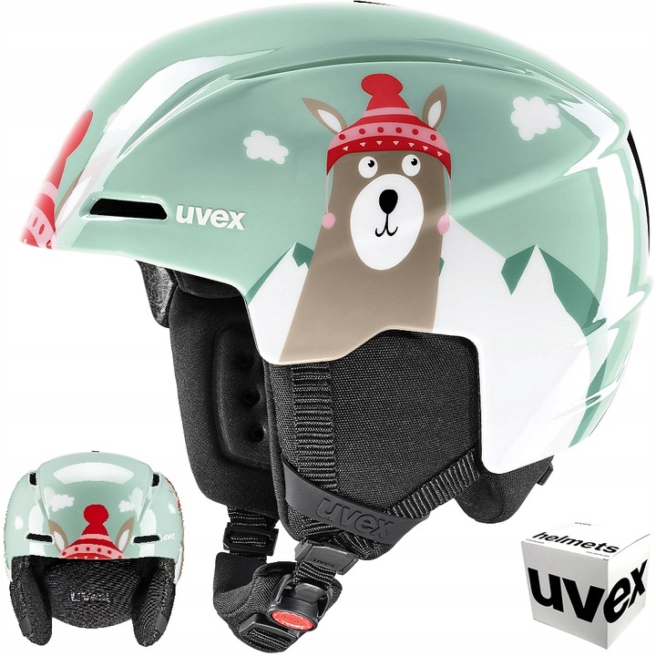 Juniorská lyžařská přilba Uvex Viti Jade Lama Xs 46-50 cm