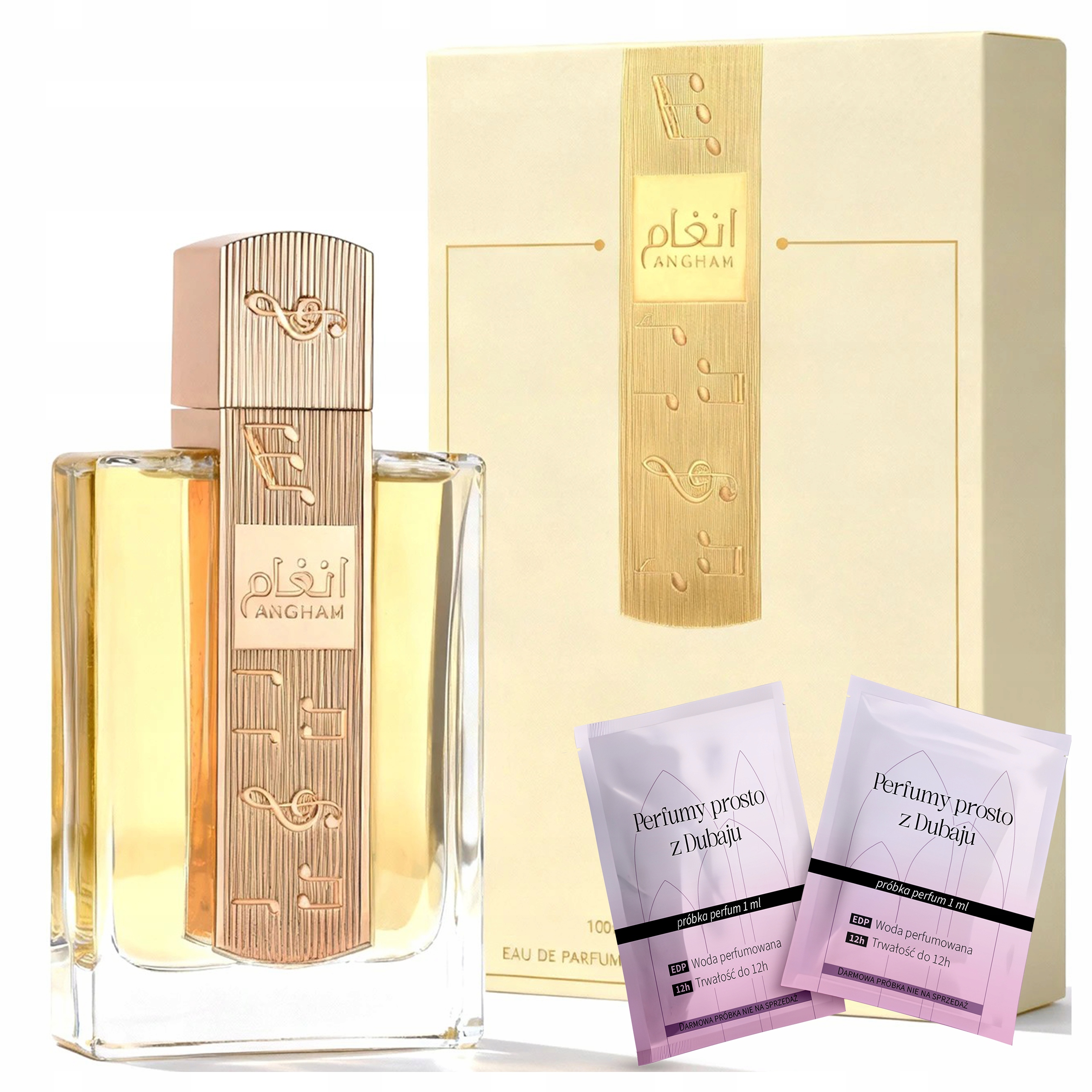 Perfumy Damskie Lattafa Angham Ntensywne Trwałe Zmysłowe Oryginał Próbki