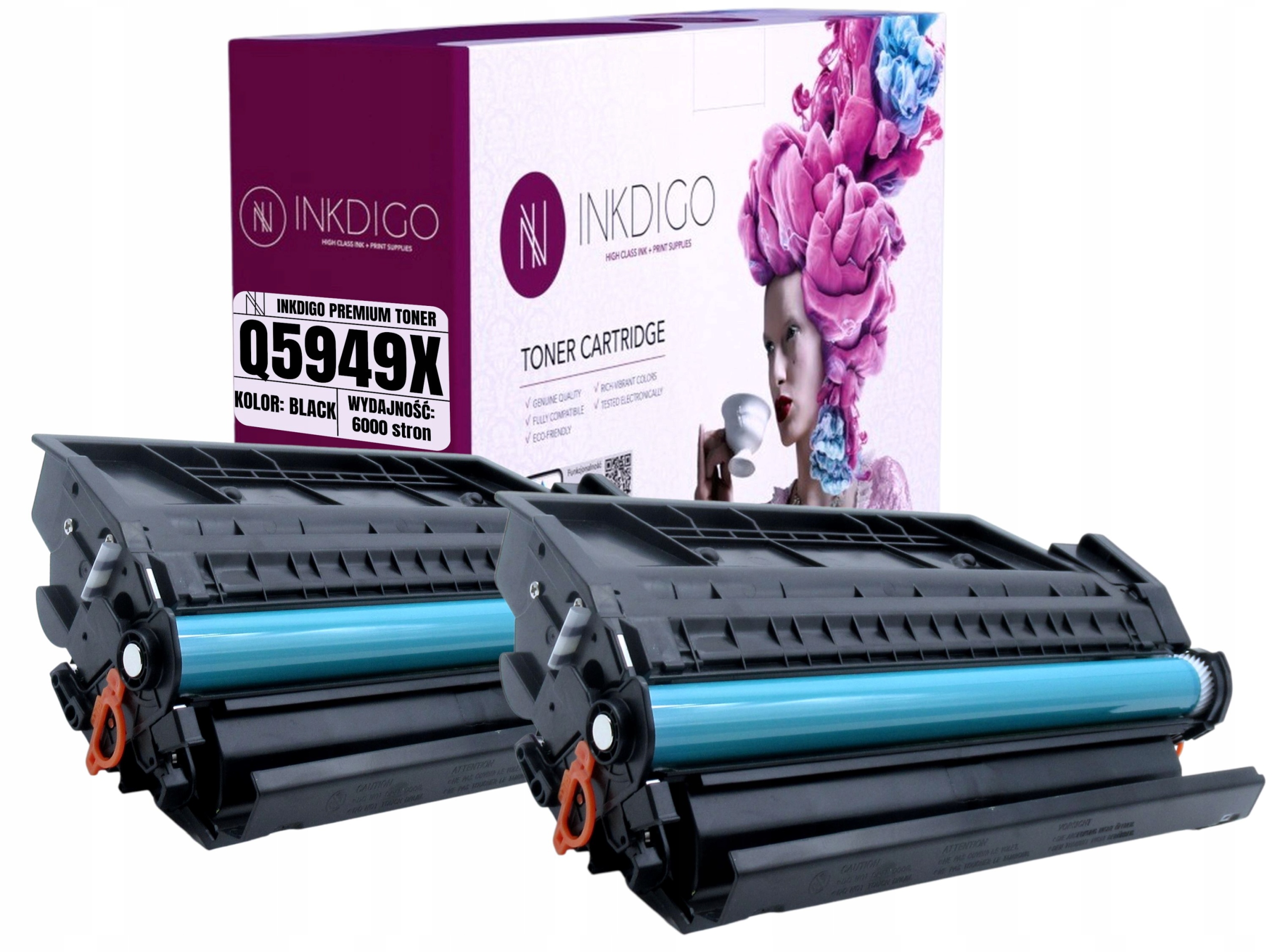 2x Toner 49X Hp Do 1320 1320n 1320nw 3390 Nový XXL