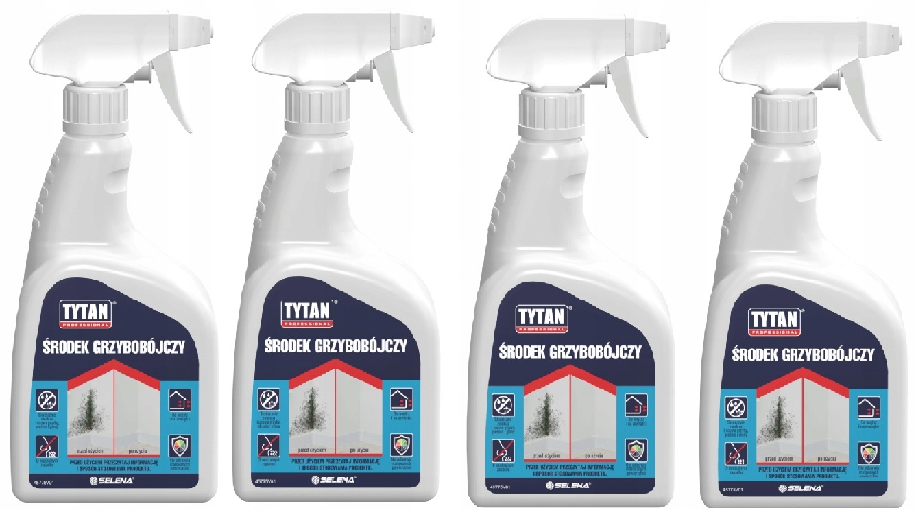 Levně 4xTYTAN protiplísňový přípravek na plísně 500 ml