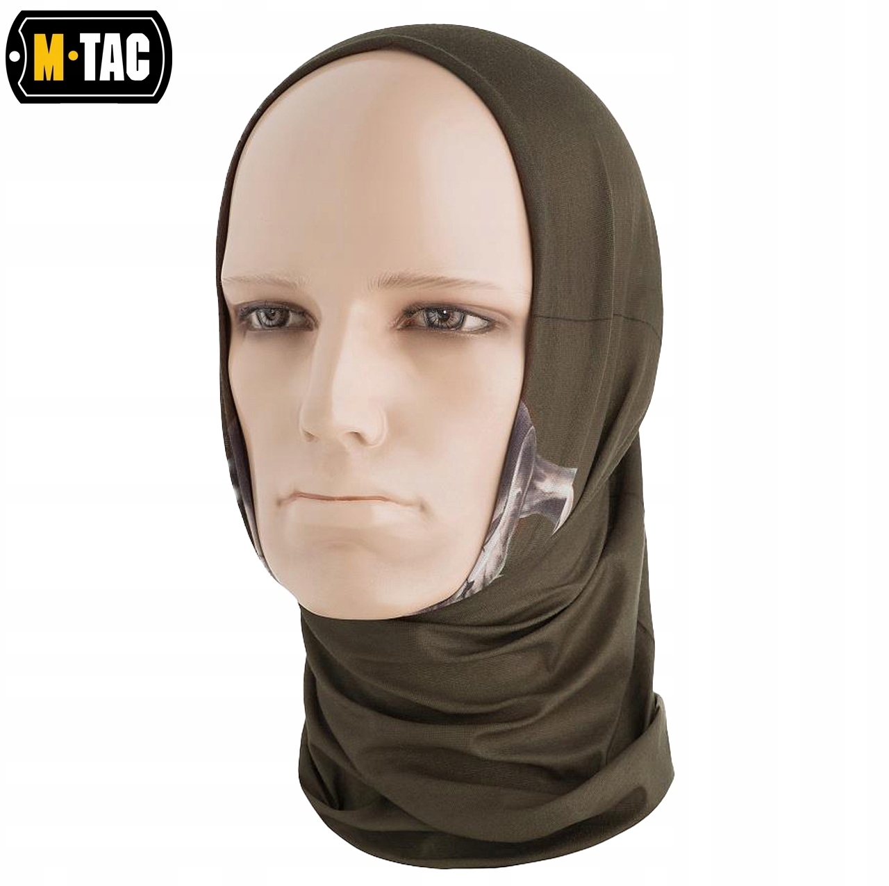 CHUSTA SZALOKOMINIARKA KOMIN KOMINIARKA M-TAC REAPER SKULL CZASZKA OLIVE Materiał dominujący Poliester