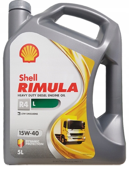 

Olej silnikowy Shell Rimula R4 L 15W40 5L