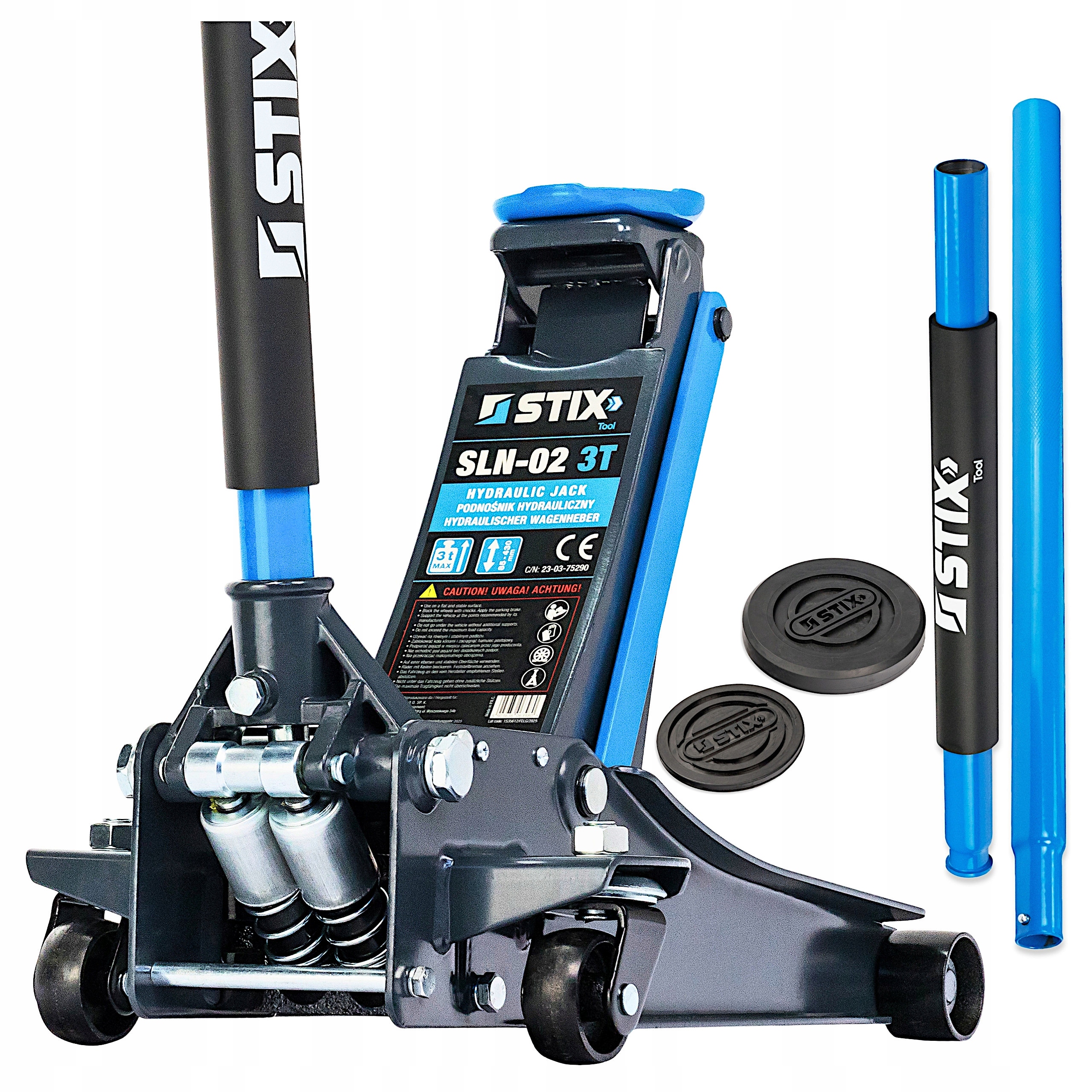 Hever Automobilový 3T Žába Zvedák Nízkoprofilový 85-430 mm SLN-02 Stix