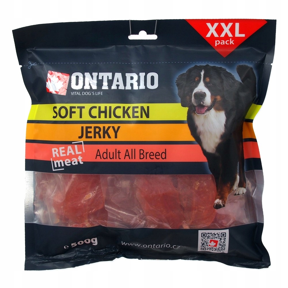 Psí Pamlsek Ontario s měkkým kuřecím prsním Filé 500 g