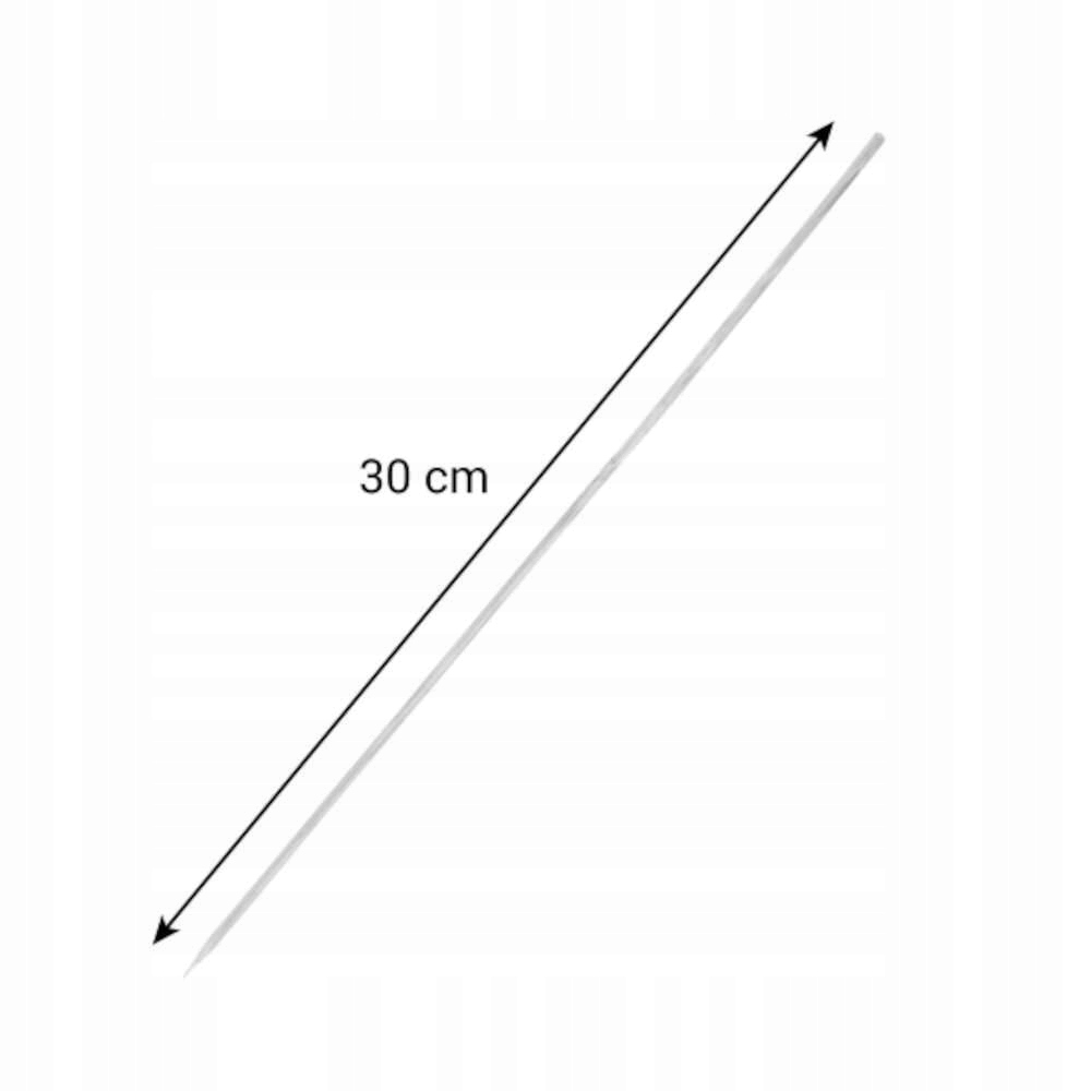Bambusowe patyczki do szaszłyków 30 cm, 100 szt. Długość 30 cm