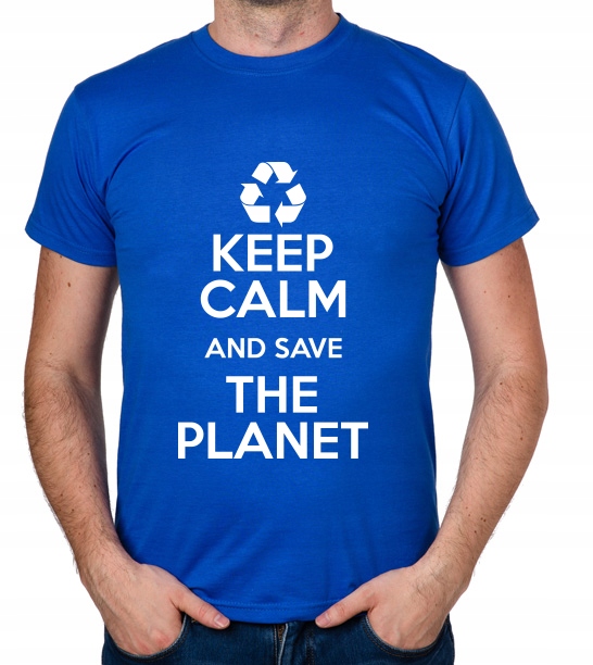 

koszulka Keep Calm And Save The Planet prezent