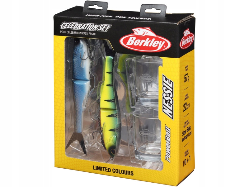 Zestaw woblerów Berkley PowerBait Nessie 22 cm szklanki