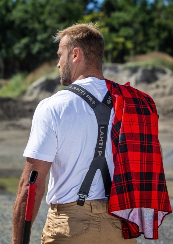 LAHTI PRO SZELKI DO SPODNI ROBOCZYCH CZARNE ROZMIAR UNIWERSALNY REGULOWANE Model L9020500