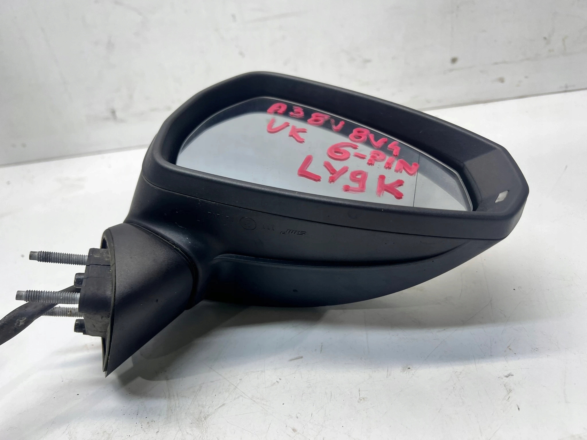 mirror exterior right AUDI A3 8V 8V4 LY9K 6PIN UK