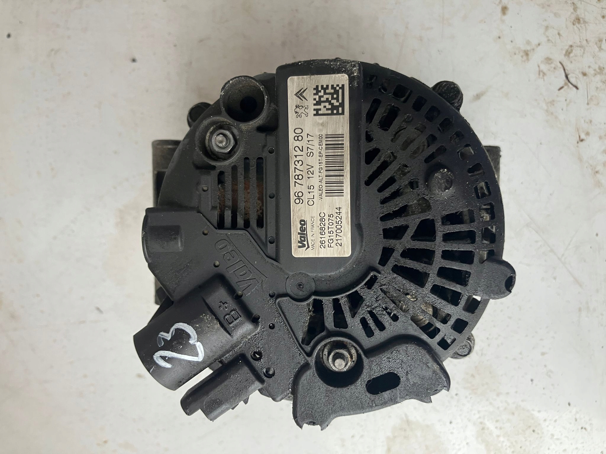 ALTERNATOR PEUGEOT 308 T9 1.6 THP 9678731280