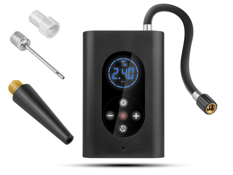 Elektryczna Pompka Auto Kompresor, Powerbank, Latarka