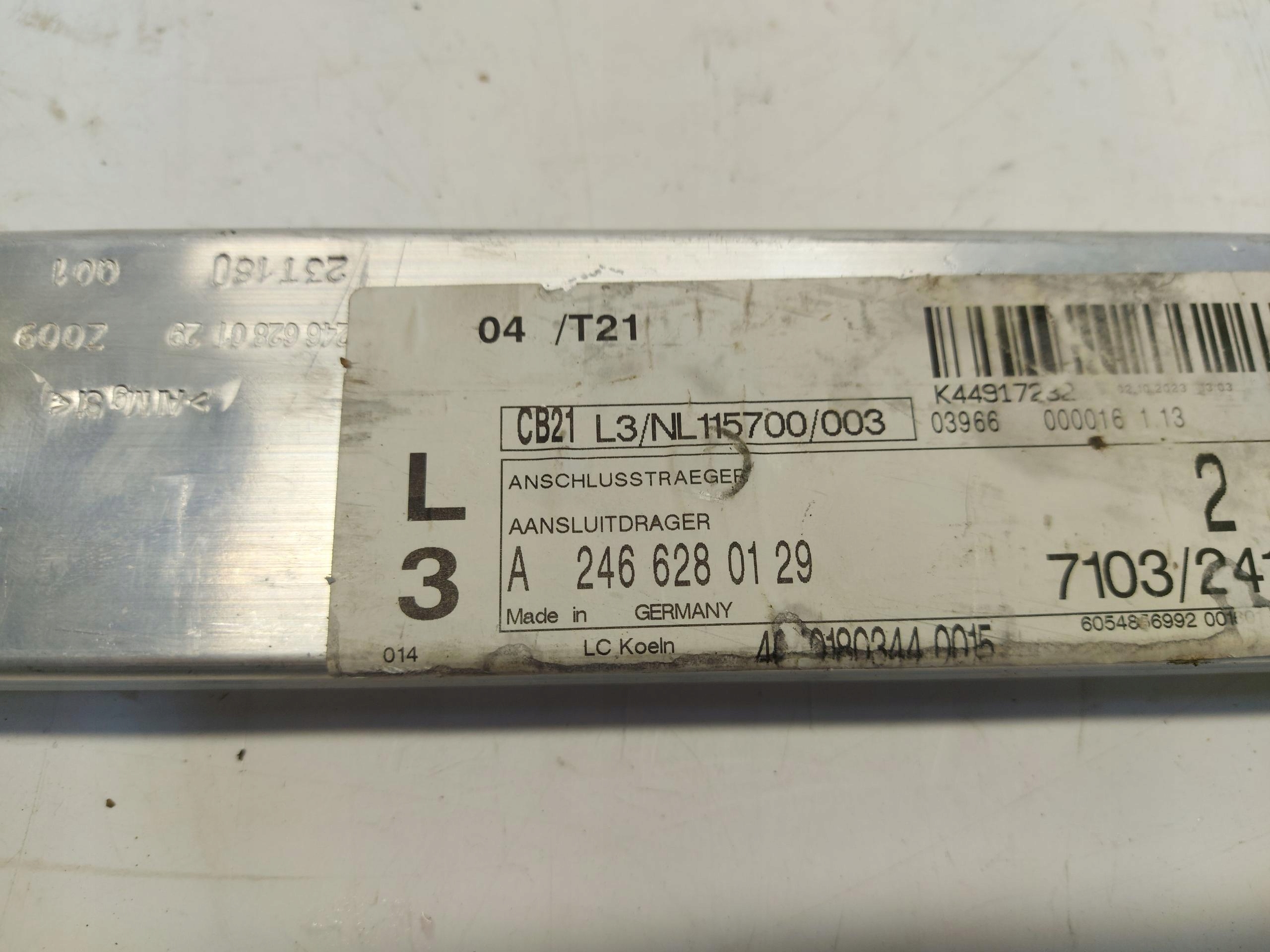 Mercedes W246 beam tip left A24662560088
