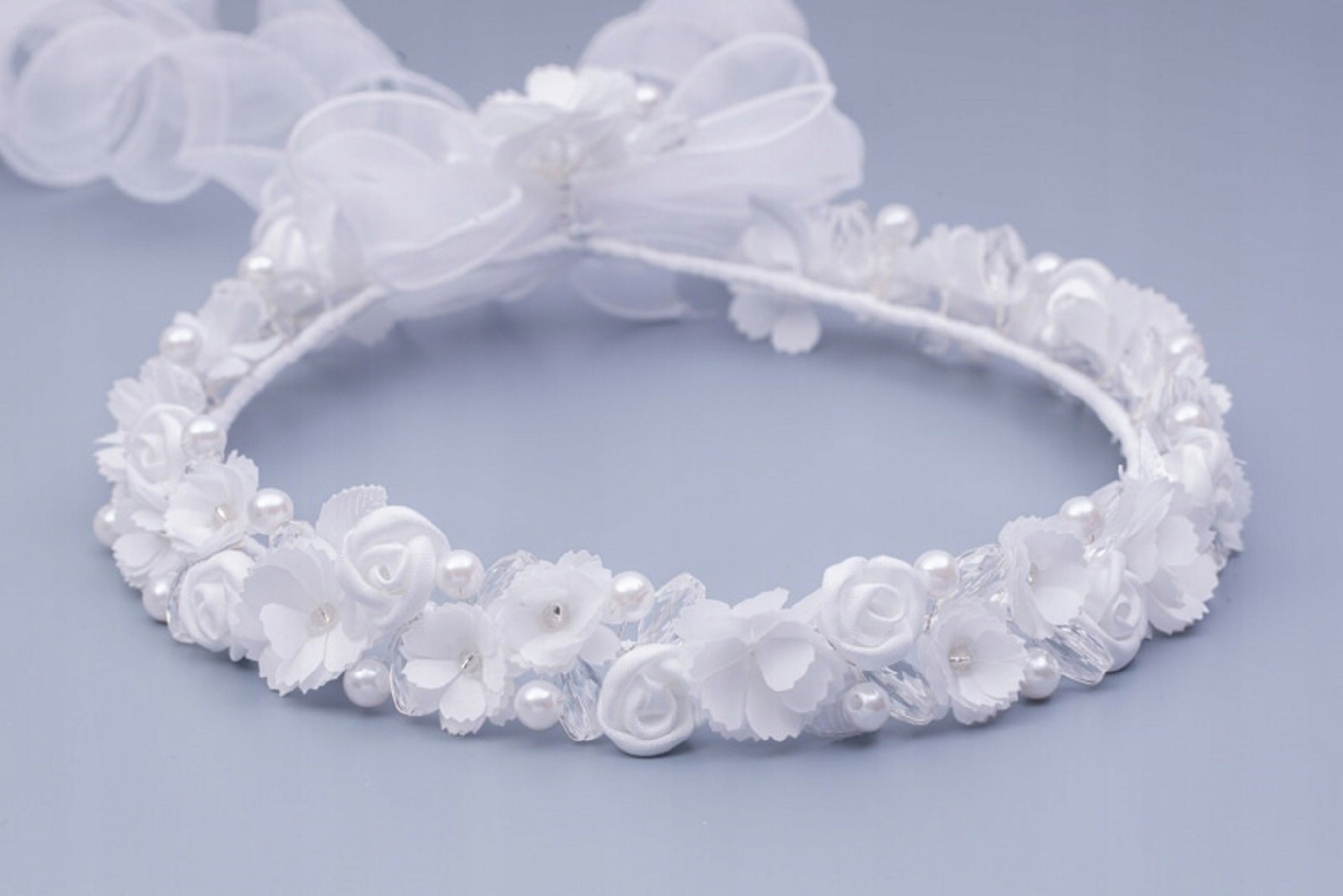 Wianek komunijnyu biały 052