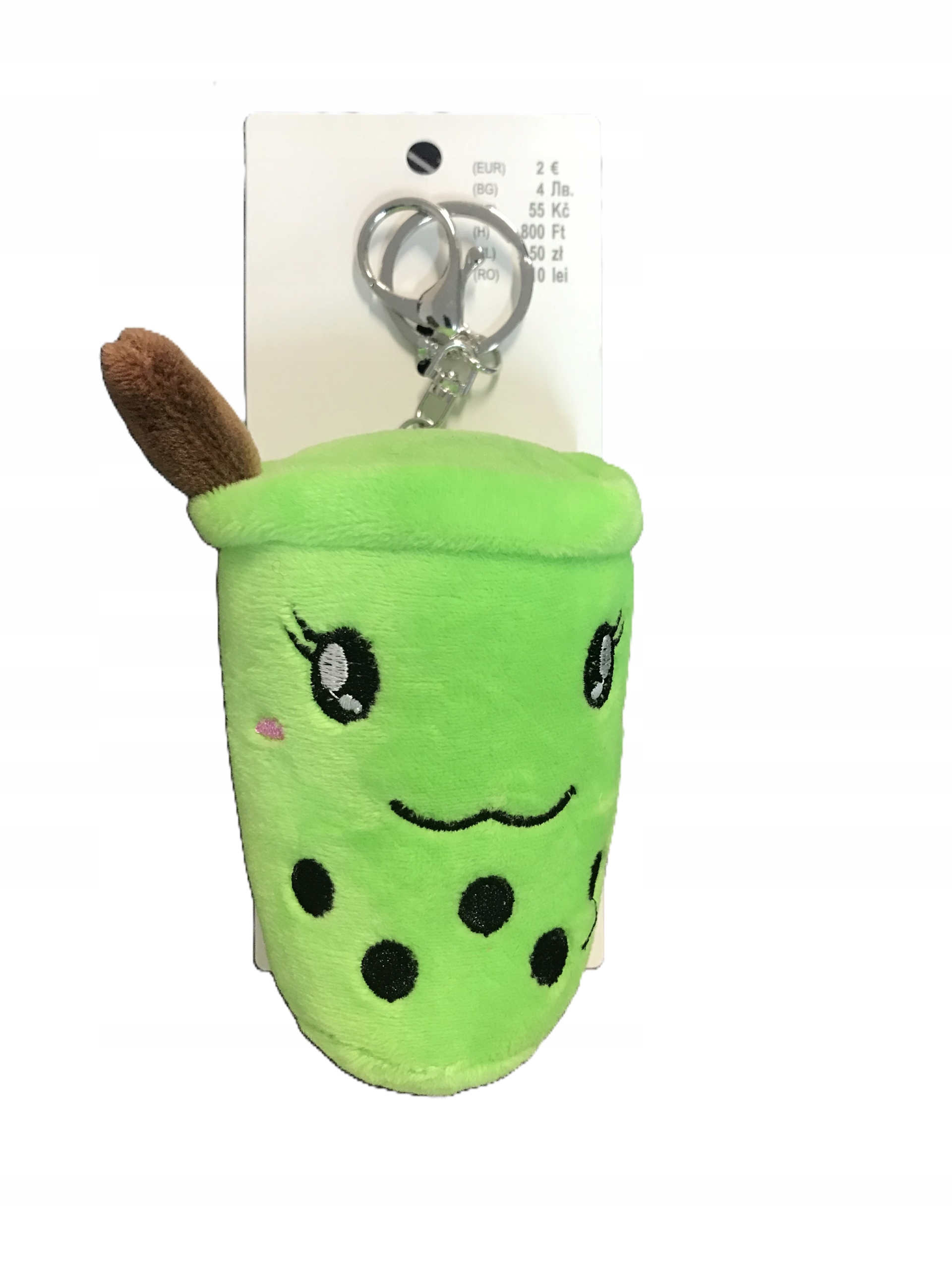 Pluszowy Brelok 10cm zielony
