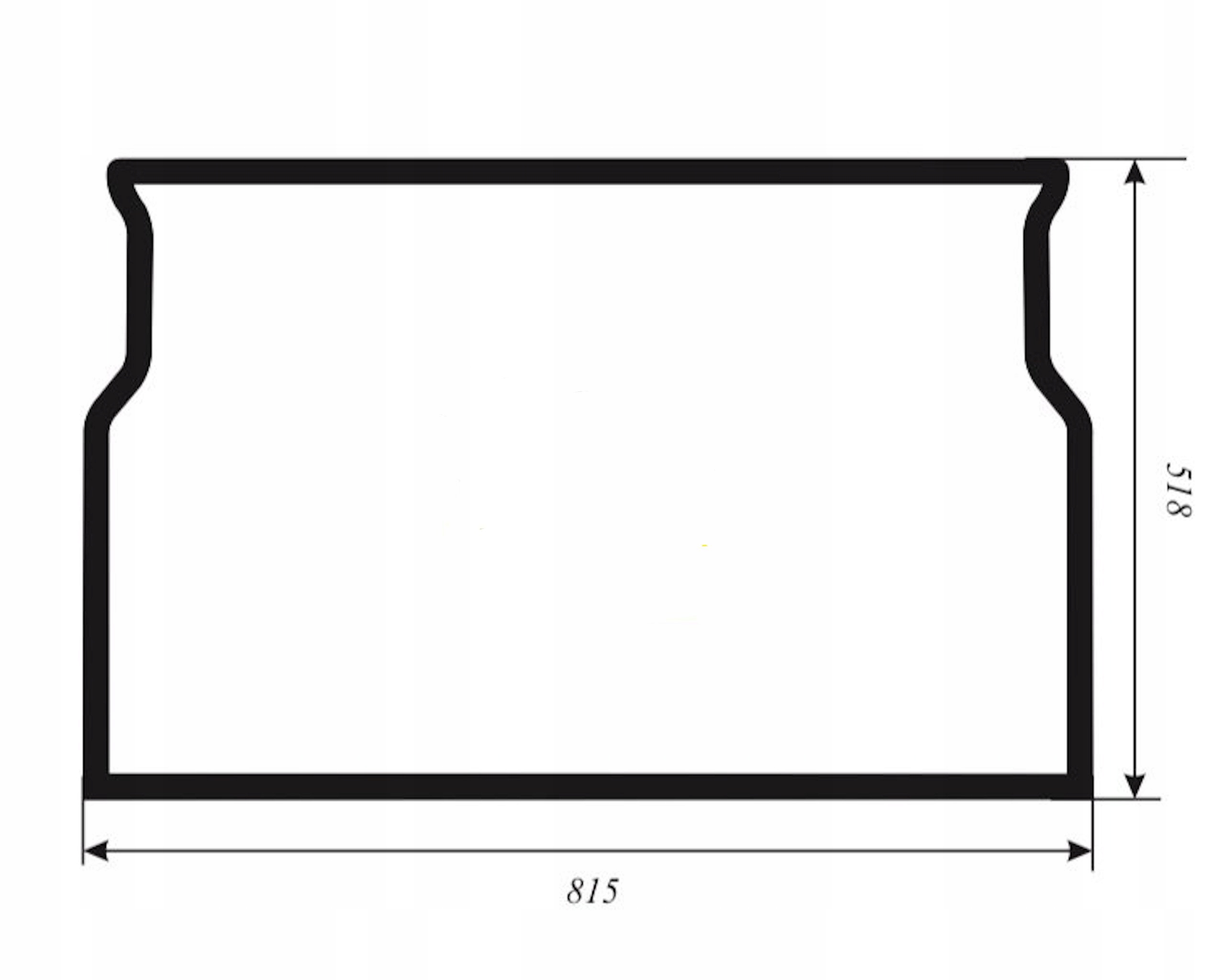sklo minibagr Jcb přední spodní 827/80330