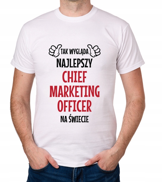 

koszulka Najlepszy Chief Marketing Officer prezent