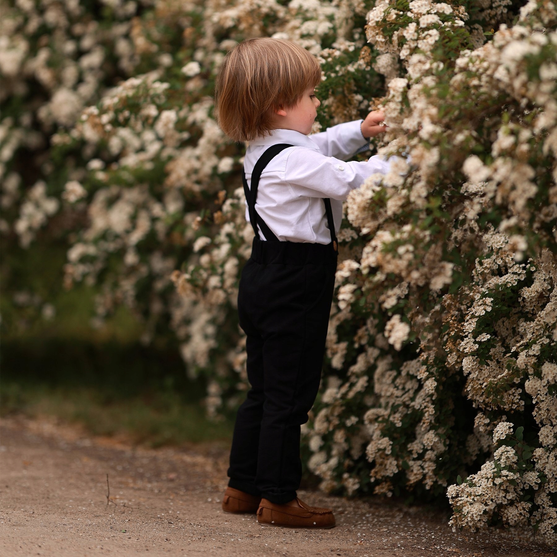 TuSzyte | Biała koszula chłopięca długi rękaw, wizytowa, PL R.110 Fason regular