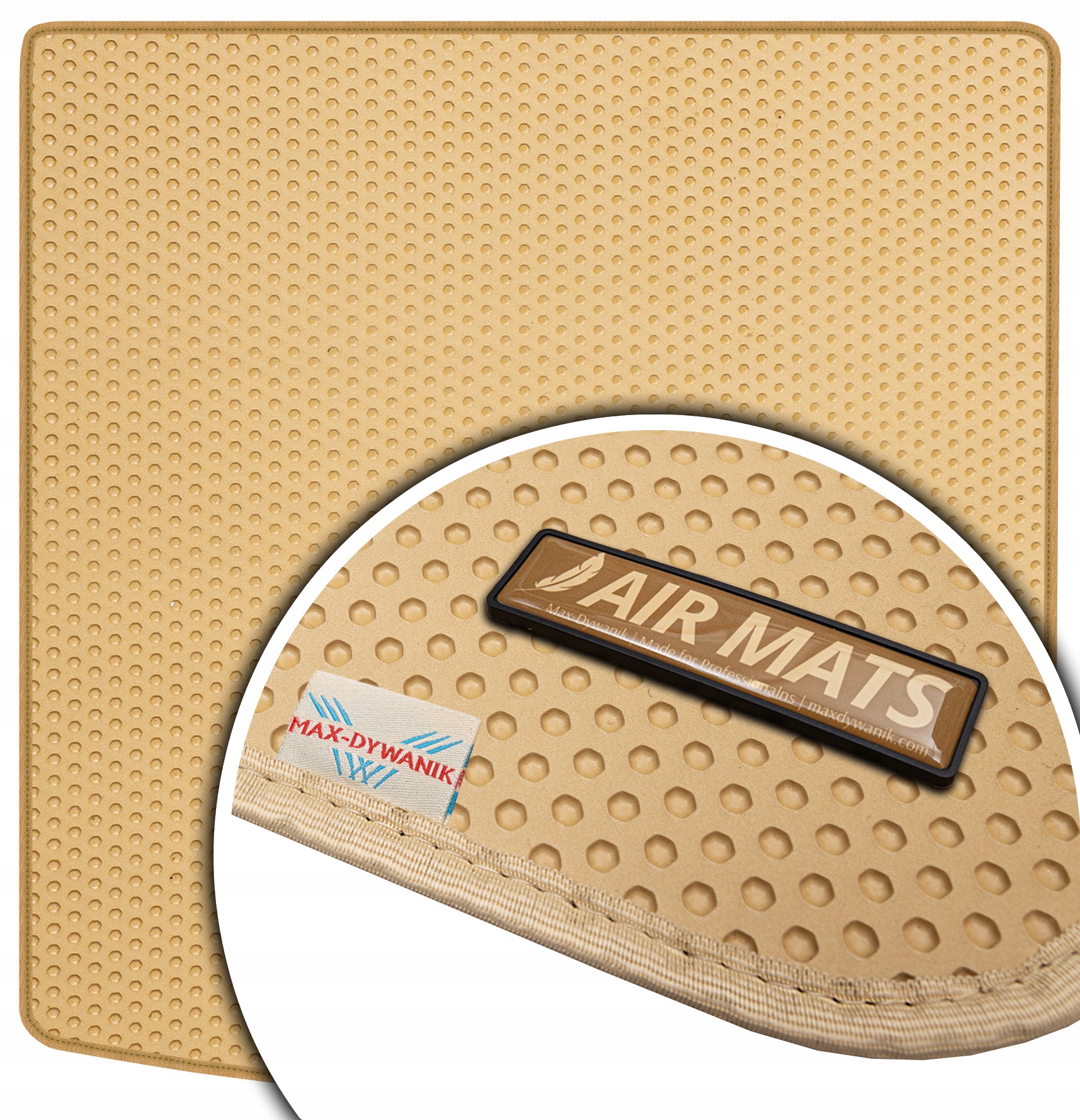 Volkswagen Golf V Kombi 2003-2009 Béžová rohož do kufru Eva Air Mats
