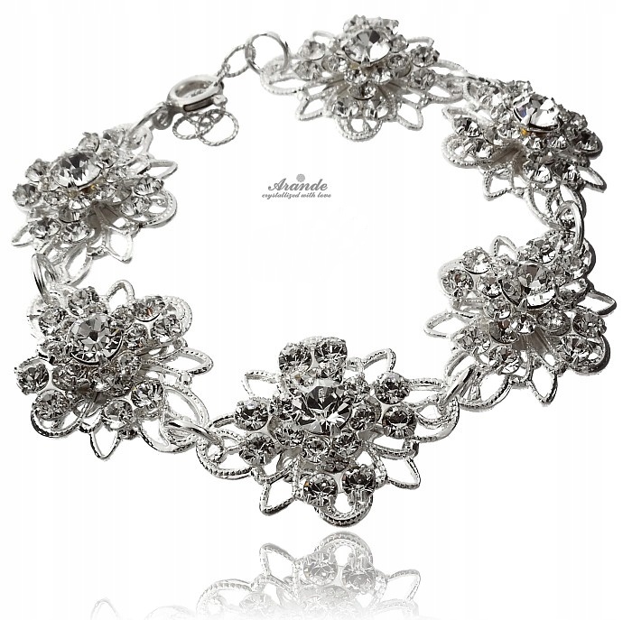 Krystaly Náramek Venue Stříbro