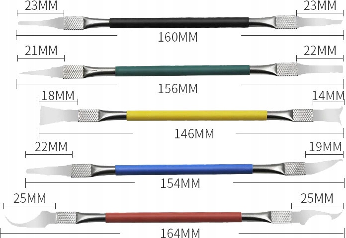 5w1 ZESTAW NARZĘDZI NARZĘDZIA SKROBAKI DO DEMONTAŻU UKŁADÓW IC BGA CPU EAN (GTIN) 5905031442919