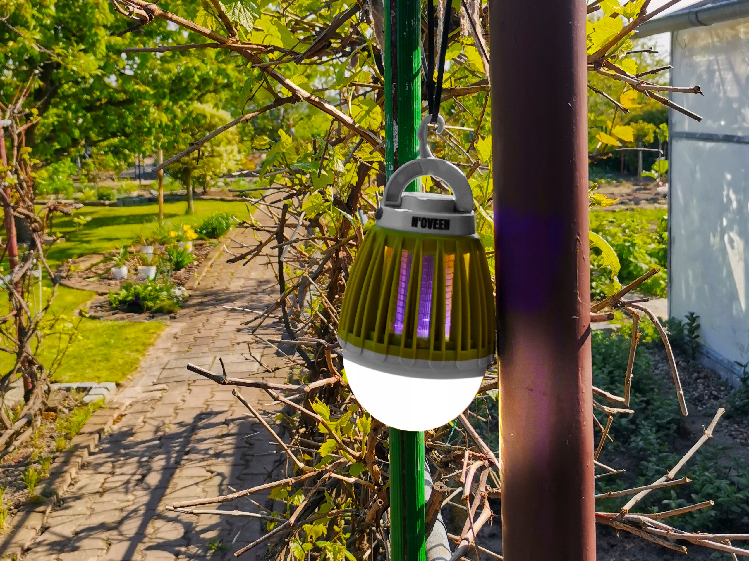 LATARKA LAMPA OWADOBÓJCZA KOMARY IPX4 AKUMULATOR Moc 5 W