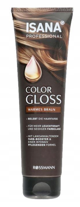 ISANA PROFESSIONAL Color Gloss farebná kúra na vlasy Warm Brown