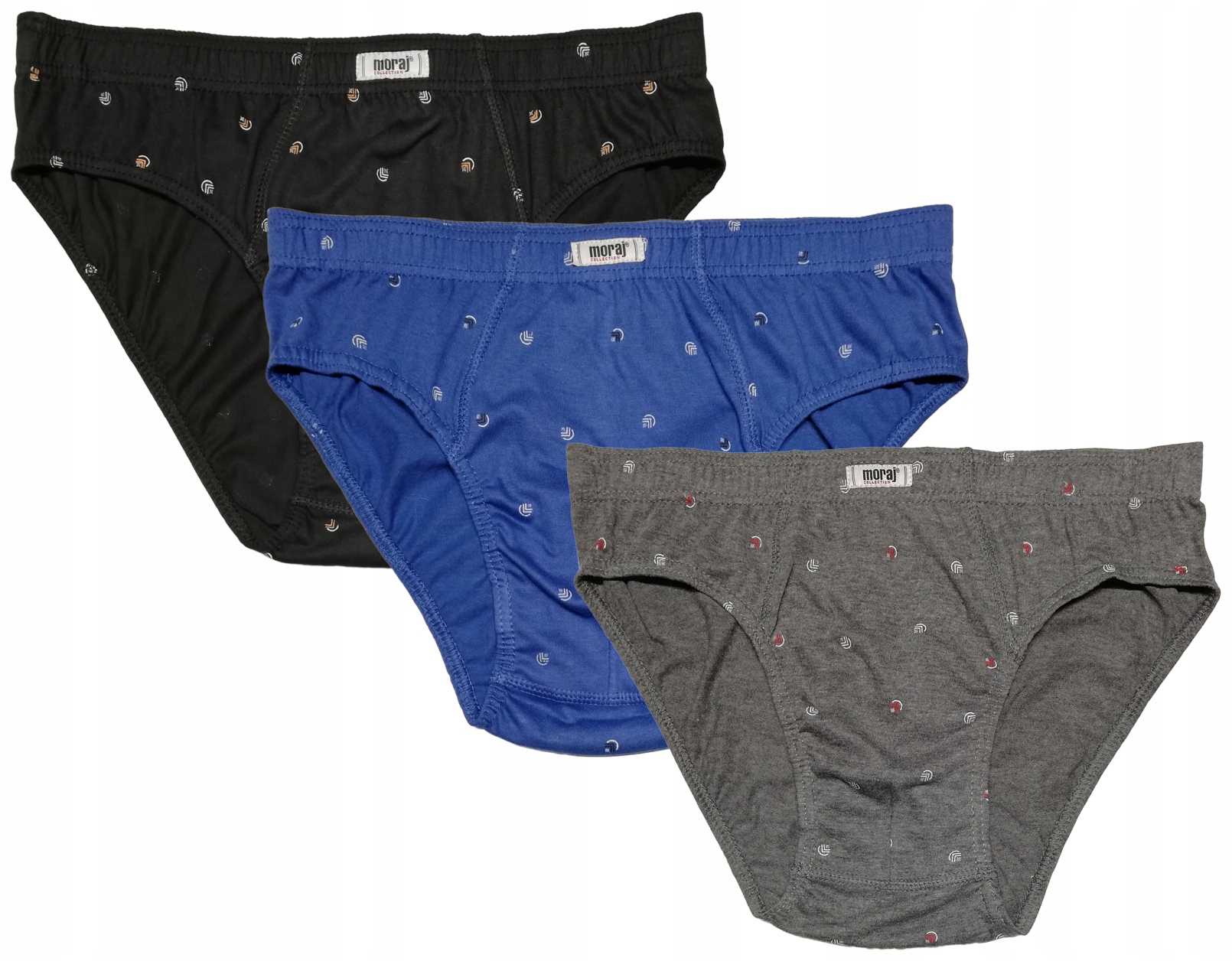 

3x Slipy Majtki Męskie Bawełna Moraj Hit 3XL XXXL